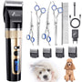 Gimars Hundeschermaschine 6-in-1 Set, kabellos, 7000 U/min, leise