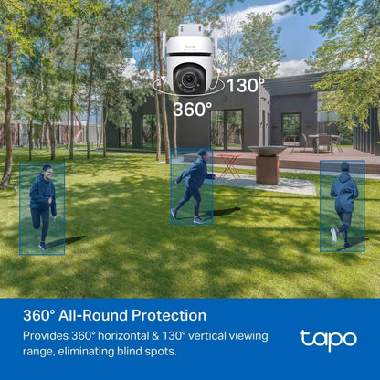 Tapo C52A Aussenkamera 360° 2K 4MP Starlight Nachtsicht