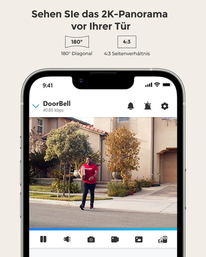 Reolink 5MP PoE Video-Türklingel kabelgebunden mit Chime