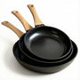 ZWIEGER BLACK STONE NORDIC Keramik Pfannenset 20, 24 und 28 cm