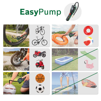 Bosch EasyPump Akku-Luftpumpe Mini-Kompressor 10,3 bar