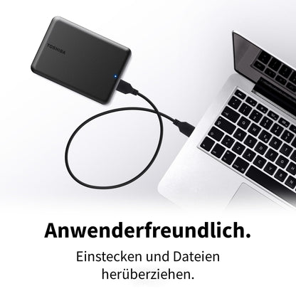 TOSHIBA Canvio Partner Externe Festplatte 2TB USB 3.2