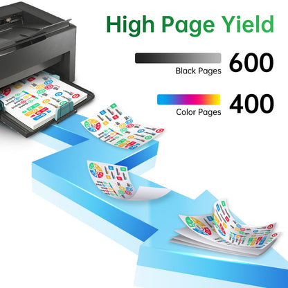 Lemero 540XL 541XL Druckerpatronen kompatibel für Canon, 2er-Pack