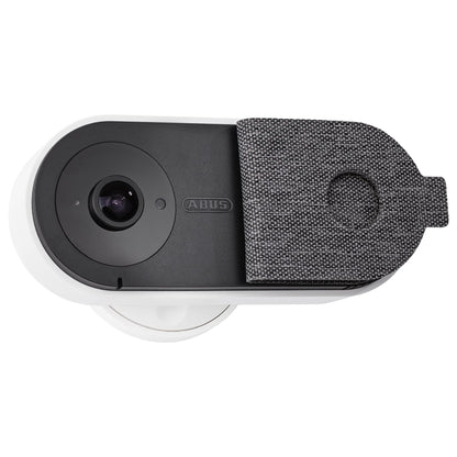 ABUS PPIC31020 WLAN Privacy Innen-Kamera mit 180-Grad Blickwinkel. Weißes Gehäuse WLAN-Überwachung Innen mit Privatsphäre.