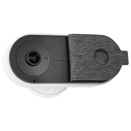 ABUS PPIC31020 WLAN Privacy Innen-Kamera mit 180-Grad Blickwinkel. Weißes Gehäuse WLAN-Überwachung Innen mit Privatsphäre.