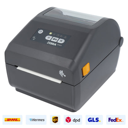 Zebra ZD421d Thermodirekt Etikettendrucker - Abreisskante 203 DPI