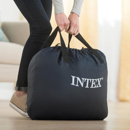 Intex Queen Ultra-Plüsch-Luftbett mit Fiber-Tech RP, 152 x 203 x 46 cm