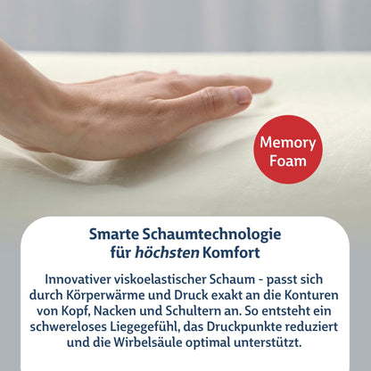 FMP Matratzenmanufaktur Orthopädisches Nackenkissen Visco - 8.5 cm