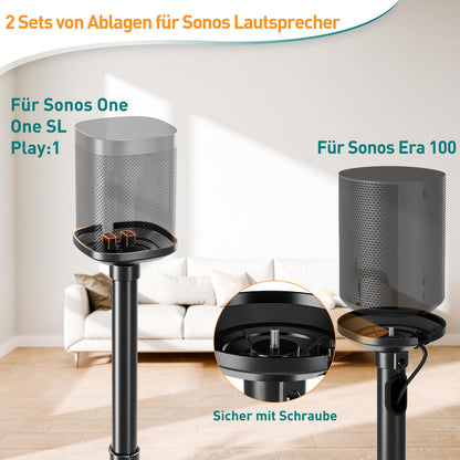 ELIVED EV5024 Lautsprecherständer für Sonos Era 100 & One (Paar)