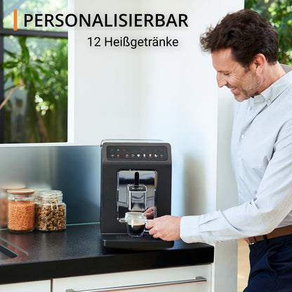 KRUPS Evidence One Kaffeevollautomat - Schwarz EA895N10