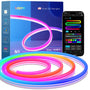 Lepro Neon LED Strip 6m - Smart RGB App-Steuerung. Flexibler, schlauchförmiger RGB LED-Streifen für smarte Dekorationsbeleuchtung.