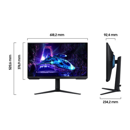 Samsung Odyssey G30D Gaming Monitor 27 Zoll Full HD 180Hz