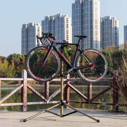 CXWXC Fahrrad Montageständer bis 40 kg mit 360° Klemmkopf