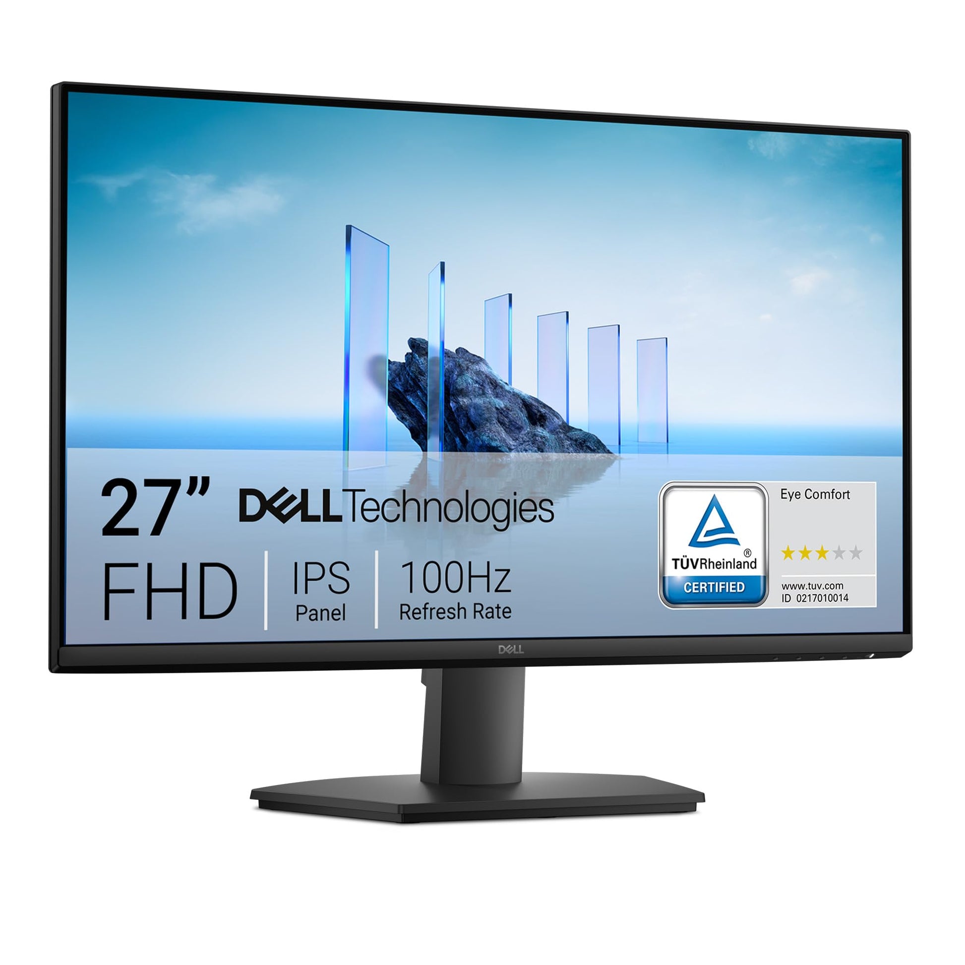 Dell 27 Zoll Monitor SE2725HM. Schwarzes, flaches IPS-Display für Full HD 100Hz Bildwiedergabe bei Computeranwendungen.