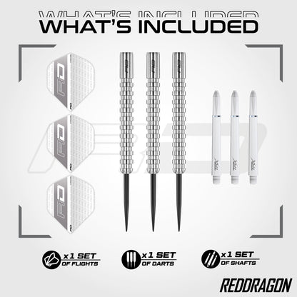 RED DRAGON Javelin Steeldarts 20g – 85% Tungsten Dartpfeile Set