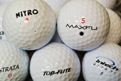 LBC Sports Lakeballs Mix 100 Golfbälle AAA/AA im Netzbeutel