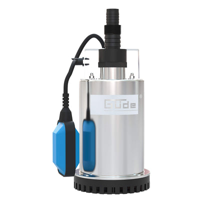 Güde Flachsaugerpumpe GFS 4000 INOX Tauchpumpe 400 W 9000 l/h