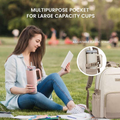 LOVEVOOK Laptoprucksack Damen 15,6 Zoll für Uni, Arbeit und Reisen