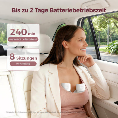Momcozy S12 Pro elektrische Milchpumpe, freihändig, 2er-Set, Weiss