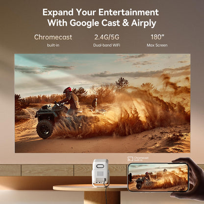 WANBO T2 Ultra Smart Beamer Projektor - FHD Android TV Autofokus