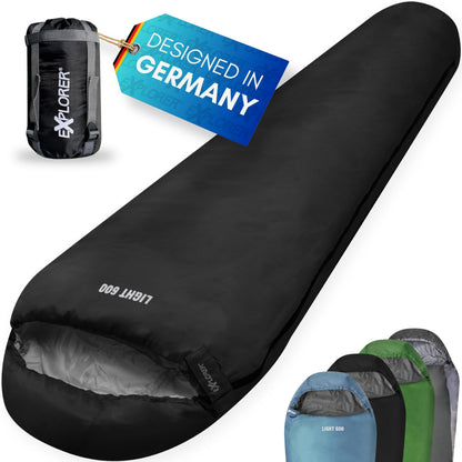 EXPLORER Light 600 Mumienschlafsack, Sommer, 700 g, 210 x 75 cm