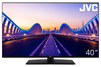 JVC LT-40VF4455 Full HD LED Fernseher - 40 Zoll Schwarz. Rechteckiger, schwarzer 40-Zoll-Fernseher zur Wiedergabe von Full HD Inhalten.