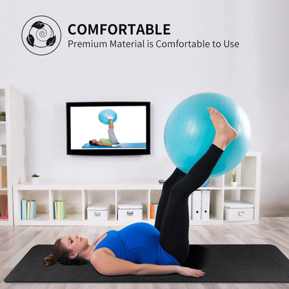 CAMBIVO Yogamatte XXL 213 x 81 cm, 6 mm TPE, rutschfest