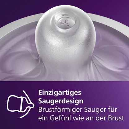 Philips Avent Natural Response Geschenkset, 2 Flaschen + 4 Schnuller