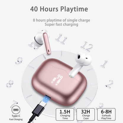 xinwld A97 Pro In-Ear Bluetooth Kopfhörer mit LED-Anzeige, Roségold
