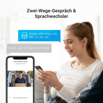 EZVIZ CP5 Video-Türsprechanlage mit 7-Zoll-Touchscreen und WLAN