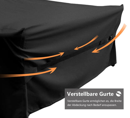 Dokon Gartenmöbel Abdeckung wasserdicht 200x200x90 cm schwarz