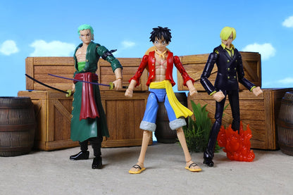 Bandai Anime Heroes One Piece Monkey D. Ruffy Figur 17 cm