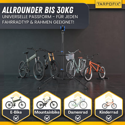 Tarpofix Fahrrad Montageständer bis 30 kg für E-Bike und Fahrrad