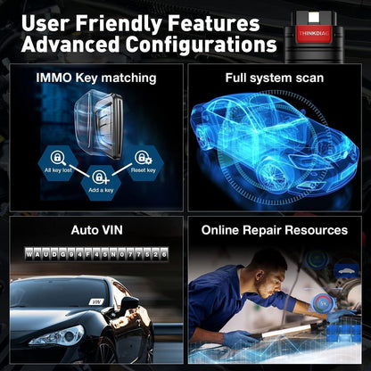 thinkcar Thinkdiag OBD2 Diagnosegerät - Vollsystemdiagnose