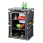 TIMBER RIDGE Campingschrank faltbar, Campingküche mit Tragetasche, Aluminiumgestell mit Netzeinsatz