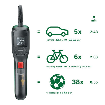 Bosch EasyPump Akku-Luftpumpe Mini-Kompressor 10,3 bar