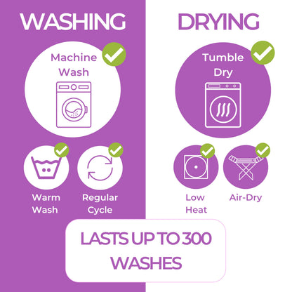 Hygge Sheets Bettunterlage wasserdicht für Kinder, 2er-Pack Einhorn