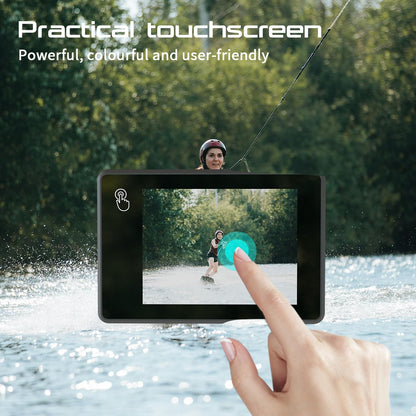 Apexcam M90 Action Cam 4K 60FPS 64MP wasserdicht mit 128GB Karte