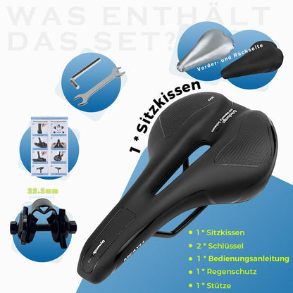 Meayll Fahrradsattel ergonomisch, Memory Foam, für MTB und Rennrad