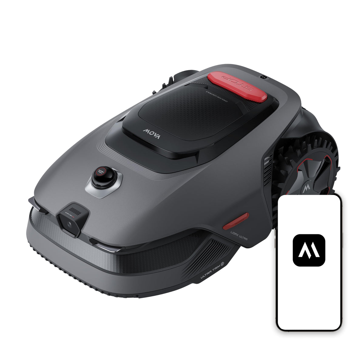 MOVA LiDAX Ultra 800 Mähroboter, kabellos, 3D-LiDAR, 800 m²
