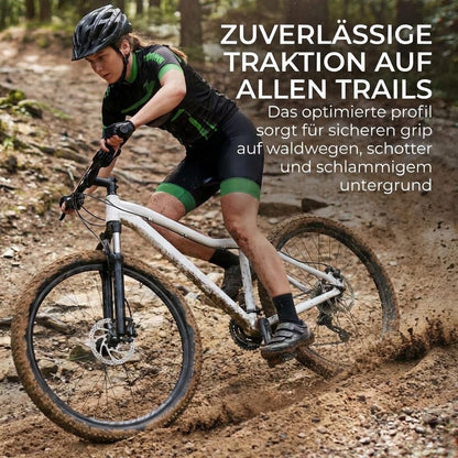 Fincci Oncamp MTB Faltreifen 27.5 x 2.10 Set mit Schrader-Schlauch