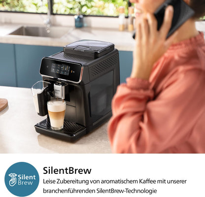 Philips EP2330/10 Kaffeevollautomat LatteGo Mattschwarz