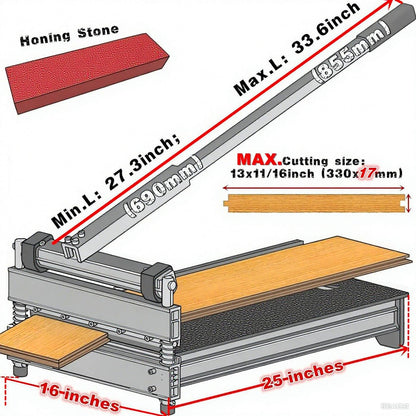 MantisTol Laminatschneider 330mm Pro TC-330 für Vinyl und Parkett