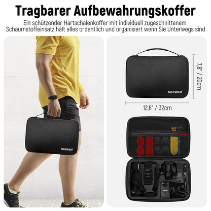 NEEWER 51-in-1 Action Kamera Zubehör Kit für GoPro, Insta360, DJI Osmo