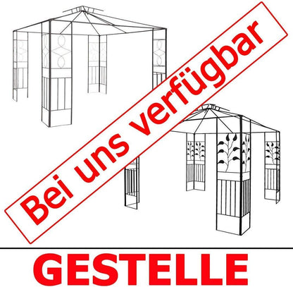 habeig Ersatzdach für Pavillon 3x3 m, PVC-beschichtet, anthrazit