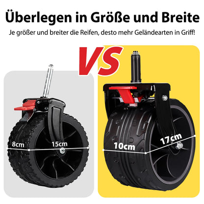 Sekey XXXL-Super 4013 Bollerwagen Faltbar - Olivgrün