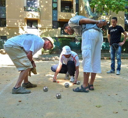 Homewit Boule Set mit 8 Metallkugeln, Petanque Spiel mit Tragetasche