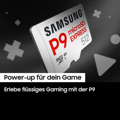 Samsung P9 Express microSD Express 512 GB Speicherkarte, 800 MB/s