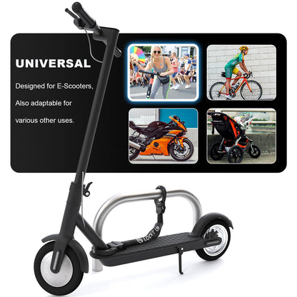 Mezelon E-Scooter Schloss mit Tasche, 8 mm Kette Handschellenschloss