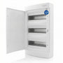 Intratec Sicherungskasten Aufputz 3-reihig IP40, 36 Module, weiss